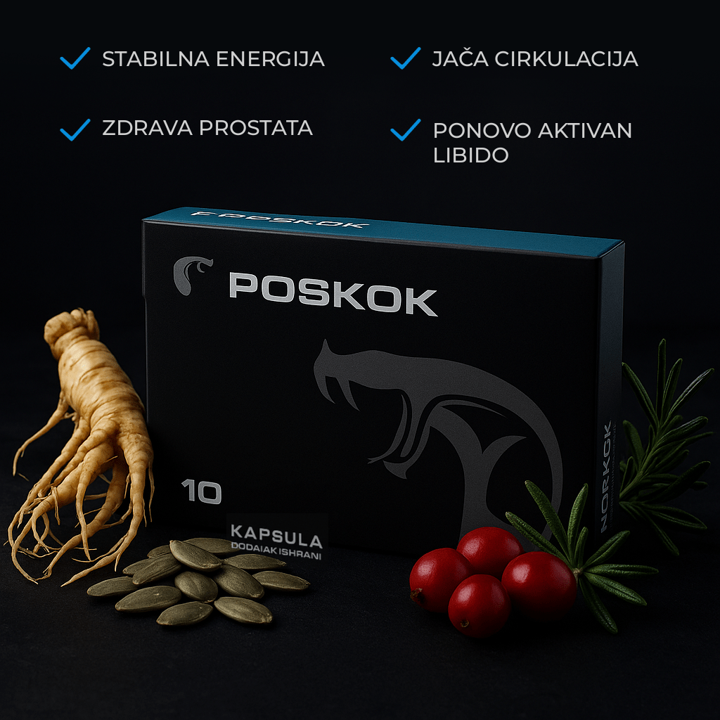 POSKOK: Prirodne Tablete za Muške Probleme